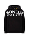 Logo Print Hoodie Black - MONCLER - BALAAN 1