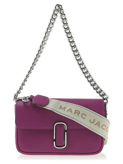 J Marc Logo Chain Shoulder Bag Violet - MARC JACOBS - BALAAN 2