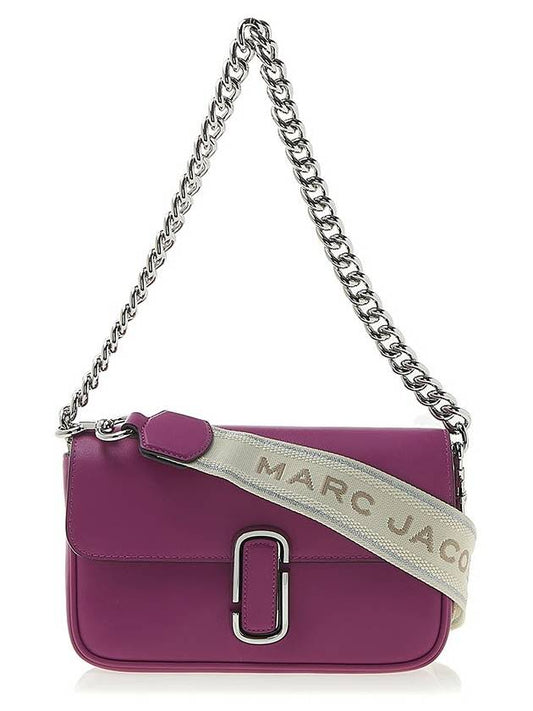 Logo Chain Shoulder Bag Violet - MARC JACOBS - BALAAN 2