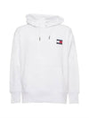 Tommy Jeans Logo Hoodie White - TOMMY HILFIGER - BALAAN 2