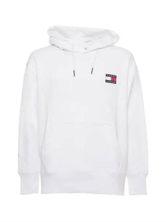 Tommy Jeans Logo Hoodie White - TOMMY HILFIGER - BALAAN 2