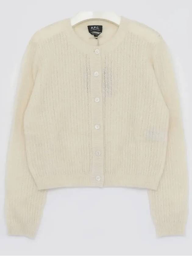 Milo cable knit cardigan neutral - A.P.C. - BALAAN 4