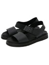 SPMA03PRT Unisex Height 4cm Strap Sandals Black - SUPENER - BALAAN 4