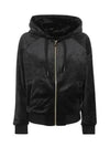 Monogram Parsons Bunny  Zip Up Hoodie Black - MOOSE KNUCKLES - BALAAN 2