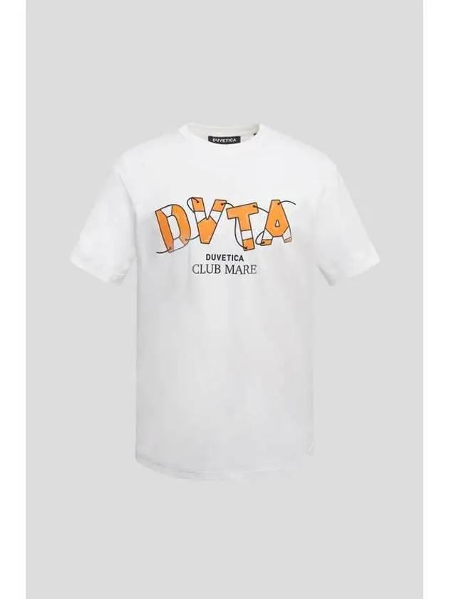 Aretuji Short Sleeve T-Shirt White - DUVETICA - BALAAN 2