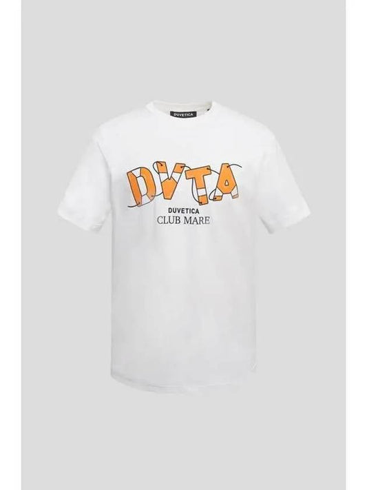 Aretuji Short Sleeve T-Shirt White - DUVETICA - BALAAN 2