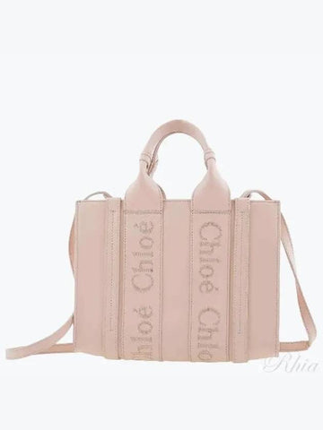 CHC23US397I60 WOODY Small Tote Bag Calf - CHLOE - BALAAN 1