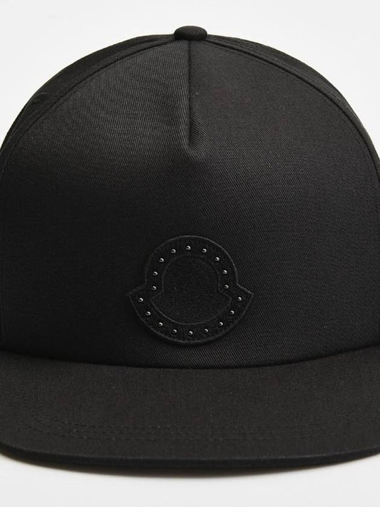 Logo Patch Ball Cap Black - MONCLER - BALAAN 2