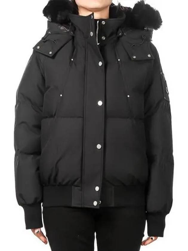 Cloud Padded Bomber Jacket Black - MOOSE KNUCKLES - BALAAN 2