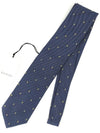 GG Dot Pattern Silk Tie Navy - GUCCI - BALAAN 6