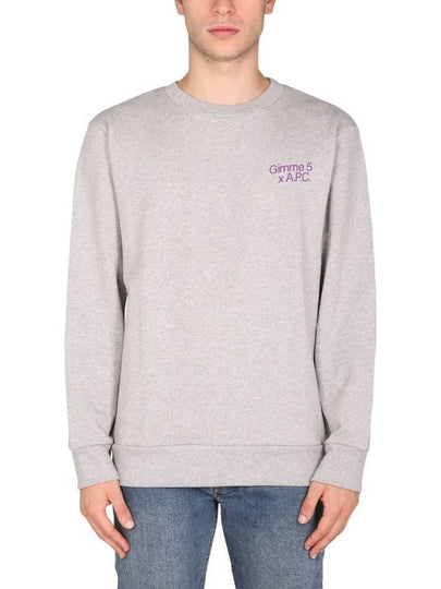 Men's Eddie Gimme 5 Sweatshirt Gray - A.P.C. - BALAAN 2