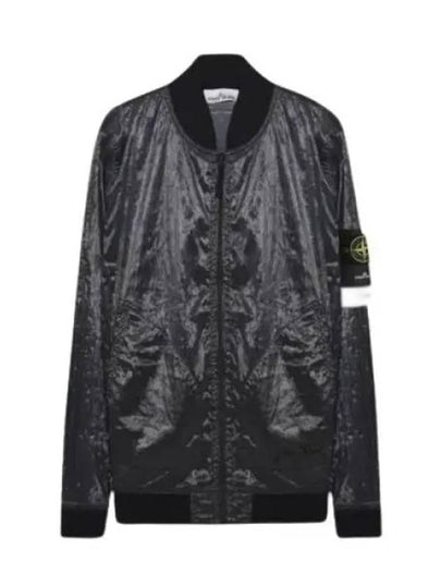 Men's Waffen Piatina Transparent Bomber Jacket Dark Grey - STONE ISLAND - BALAAN 2