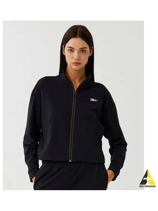 Active brushed training jacket women s black - REEBOK - BALAAN 1