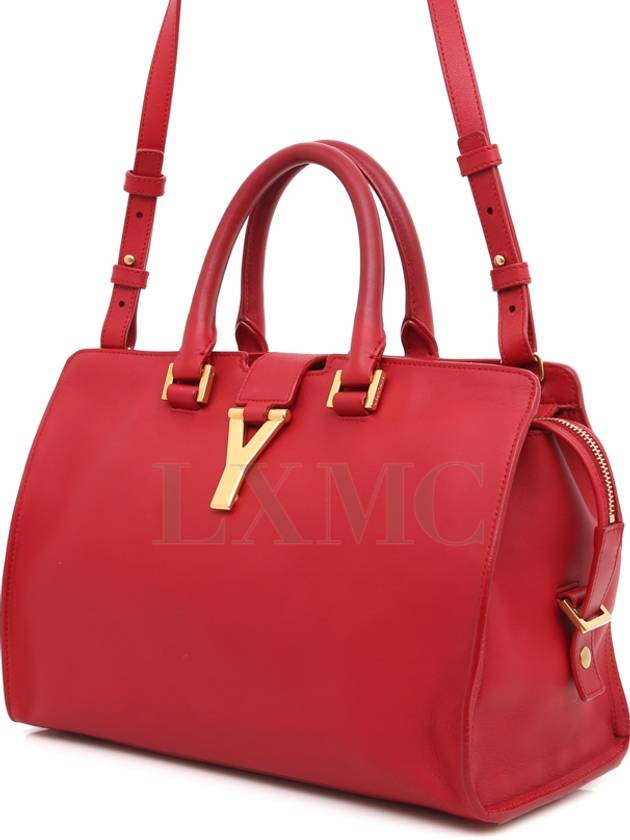 Kabachic Small Red Boston Bag 311210 - SAINT LAURENT - BALAAN 2