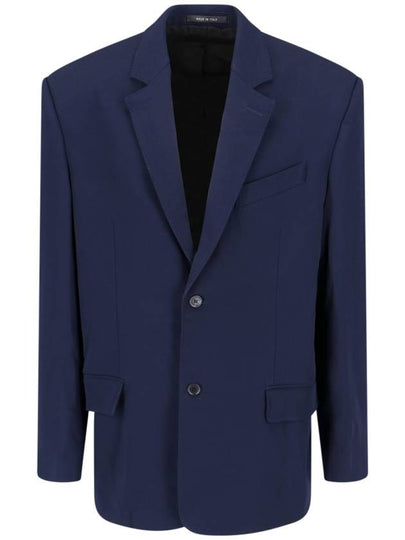 Regular Tailored Jacket Navy - BALENCIAGA - BALAAN 2