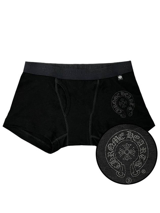 Boxer Briefs Short Rose Black CH1100 - CHROME HEARTS - BALAAN 1