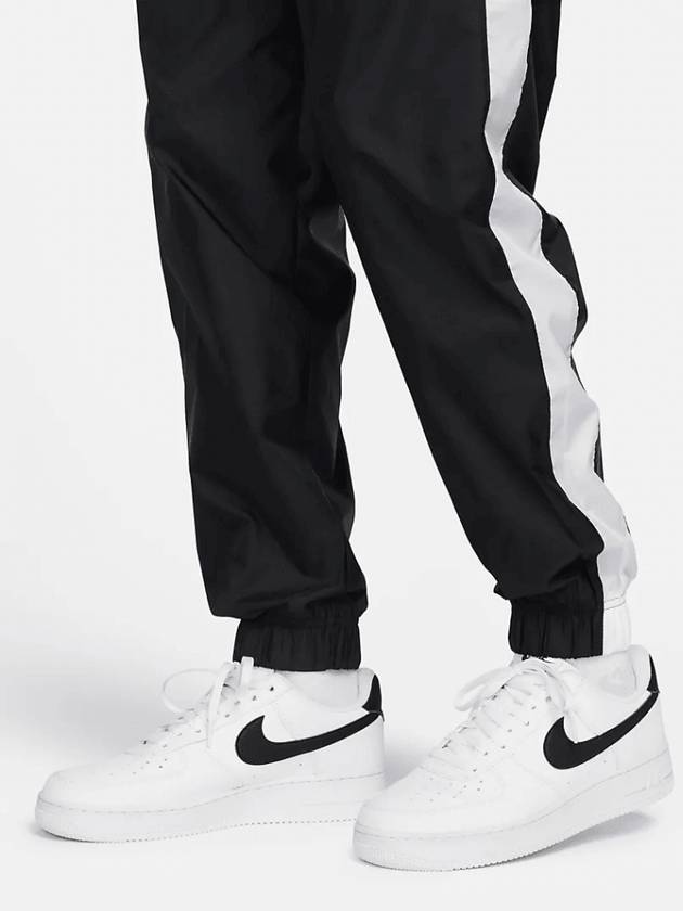 Men's Club Woven Stripe Tracksuit Black - NIKE - BALAAN 5