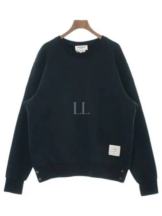 Center Back RWB Stripe Classic Loopback Crewneck Sweatshirt Navy - THOM BROWNE - BALAAN 2