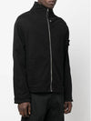 Wappen Shadow Project Zip-Up Jacket Black - STONE ISLAND - BALAAN 4