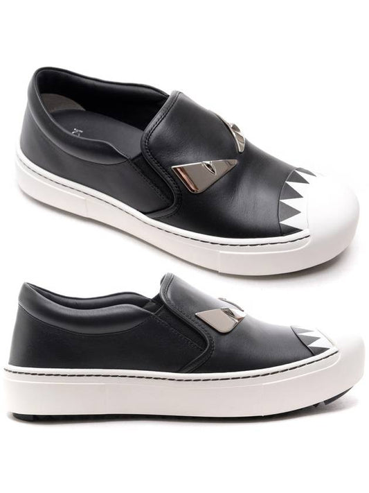 Monster Slip-On Black - FENDI - BALAAN 2