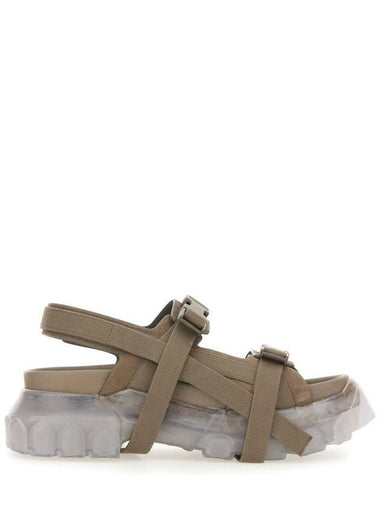 Rick Owens Leather Sandal - RICK OWENS - BALAAN 1