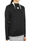 Golf Twinny Zip Mid Layer Long Sleeve T-Shirt Black - J.LINDEBERG - BALAAN 7