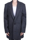 Women's Boxy Single Wool Jacket Grey - LEMAIRE - BALAAN 2