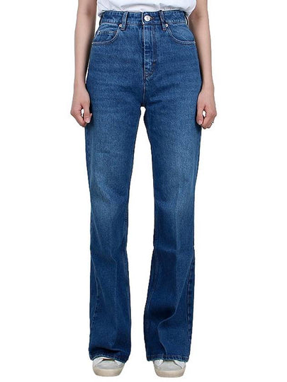 High Rise Flare Jeans Blue - AMI - BALAAN 2