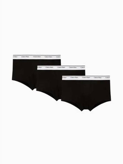 Balance Low Rise Trunk Briefs 3 Pack Black - CALVIN KLEIN - BALAAN 2