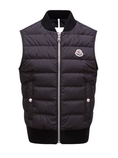 Olu Down Vest Black - MONCLER - BALAAN 1