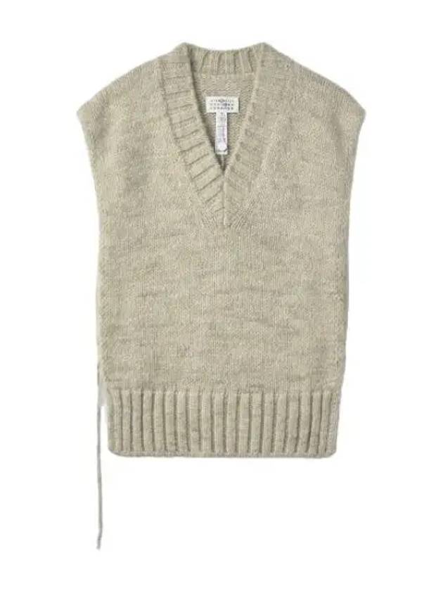 Gillette knit vest sage green - MAISON MARGIELA - BALAAN 1