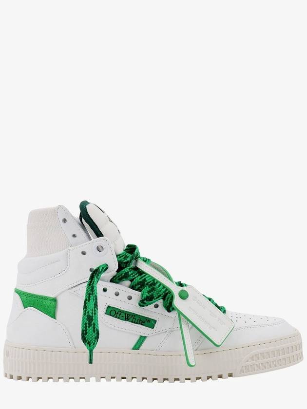 24 ss Leather Sneakers WITH Iconic Zip Tie OMIA065S24LEA0050155 B0650995992 - OFF WHITE - BALAAN 1