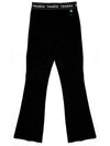 Banded spandex flared pants WOMAN BLACK TMFPT20209 - TRIMERE - BALAAN 3