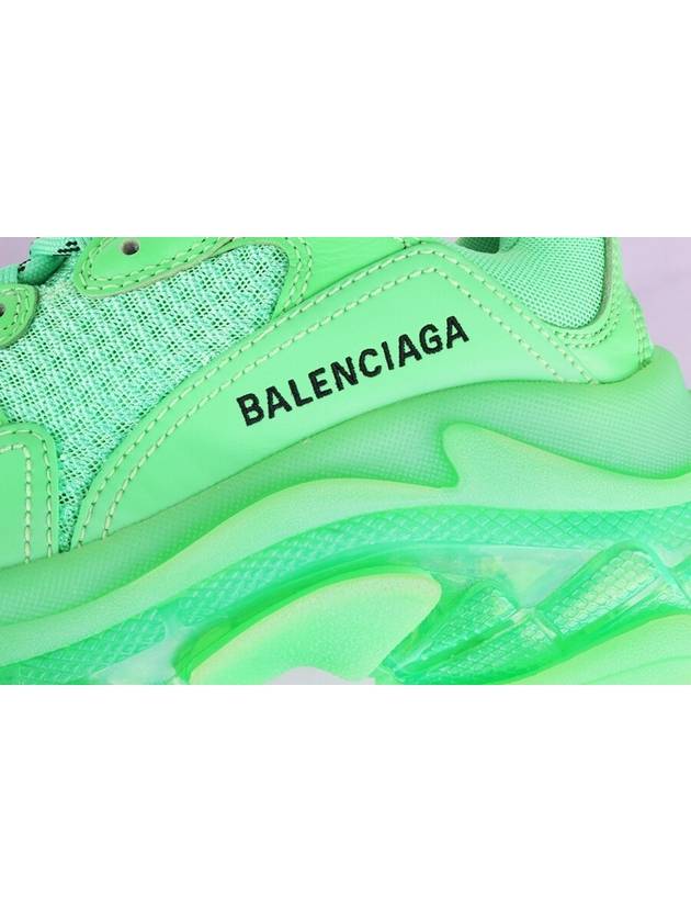 Triple S air sole sneakers green fluorescent 37 240 - BALENCIAGA - BALAAN 7