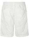 50 Fili Stretch Shorts White - CP COMPANY - BALAAN 3