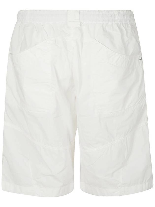 50 Fili Stretch Shorts White - CP COMPANY - BALAAN 3