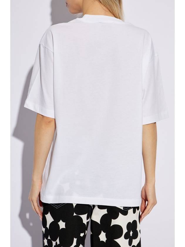 Marni T-shirt With Printed Logo, Women's, White - MARNI - BALAAN 4