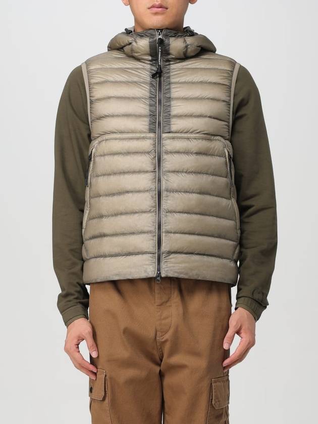 D.D. Shell Goggles Down Vest Beige - CP COMPANY - BALAAN 2