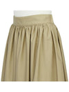 Flare Midi Pleats Skirt Beige - DIOR - BALAAN 11