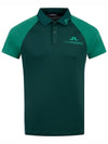 J.LINDEBERG Lars golf polo short sleeve t-shirt green GMJT08552 M376 - J.LINDEBERG - BALAAN 2