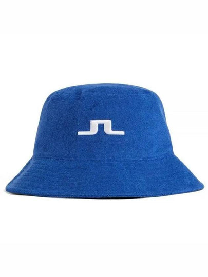 Men's Terry Embroidered Logo Bucket Hat Sodalite Blue - J.LINDEBERG - BALAAN 2