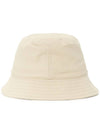 Haley Embroidered Logo Bucket Hat Ivory - ISABEL MARANT - BALAAN 5