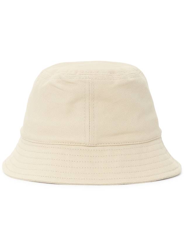 Haley Embroidered Logo Bucket Hat Ivory - ISABEL MARANT - BALAAN 5