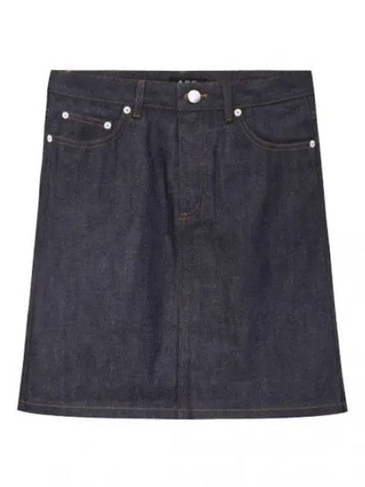 Skirt Jupe Standard Selvedge Denim Skirt - A.P.C. - BALAAN 1
