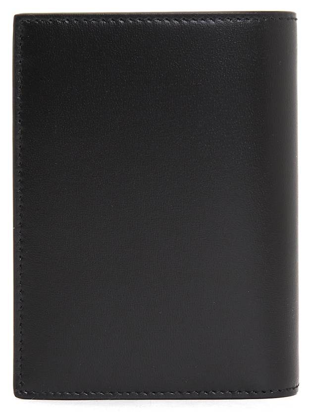 Men's Tiny Monogram Logo Half Wallet Black - SAINT LAURENT - BALAAN 3