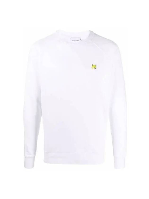 Monochrome Fox Head Classic Cotton Sweatshirt White - MAISON KITSUNE - BALAAN 2