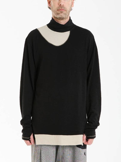 Men's Over Easy Turtleneck Black - WHYSOCEREALZ - BALAAN 2