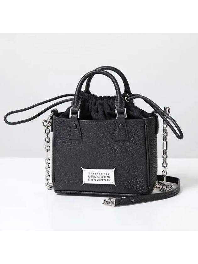 Horizontal Leather Shoulder Bag Black - MAISON MARGIELA - BALAAN 2