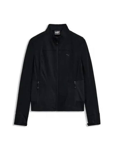 Bias Cut Knit Track Jacket Black - PUMA - BALAAN 1