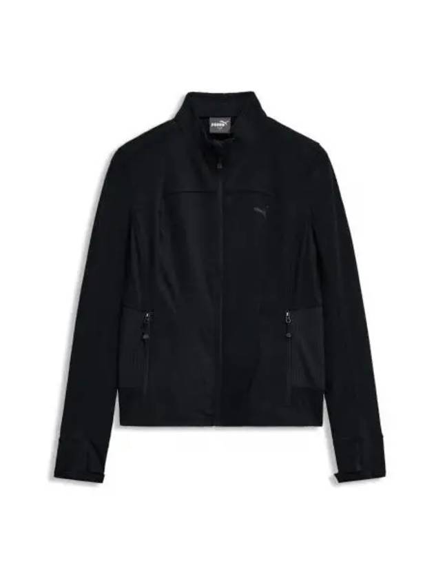 Bias Cut Knit Track Jacket Black - PUMA - BALAAN 2